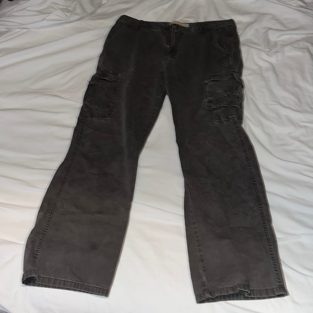Greyish Wrangler cargo pants